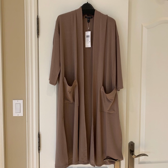 Eileen Fisher Kimono Jacket, Size XS, Barley/Tan - Picture 1 of 9
